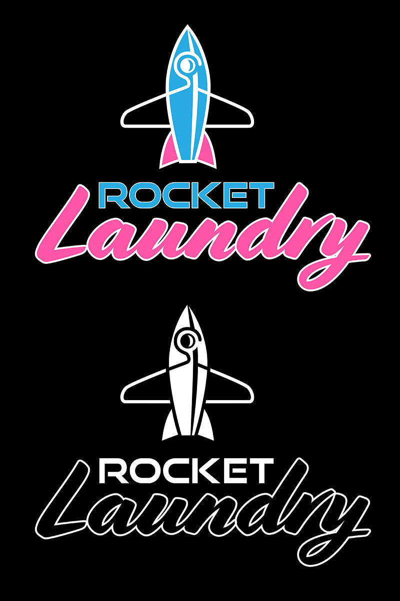 Rocket Laundry Logos Light image