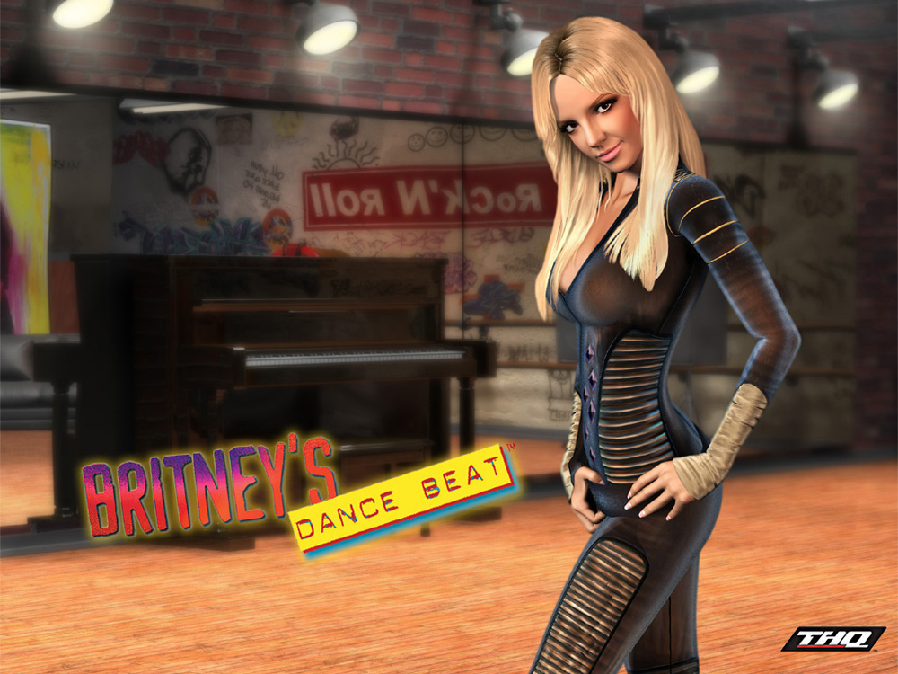 Britney's Dance Beat Marketing Illustration