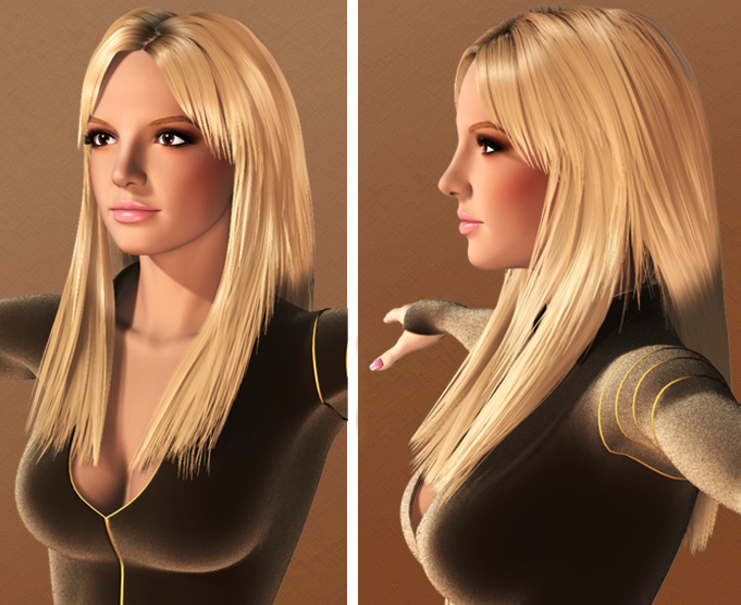 Britney Model-Sheet Close-up