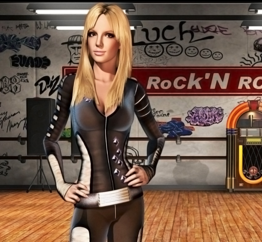 Britney Model preliminary pose & render for the marketing image set.