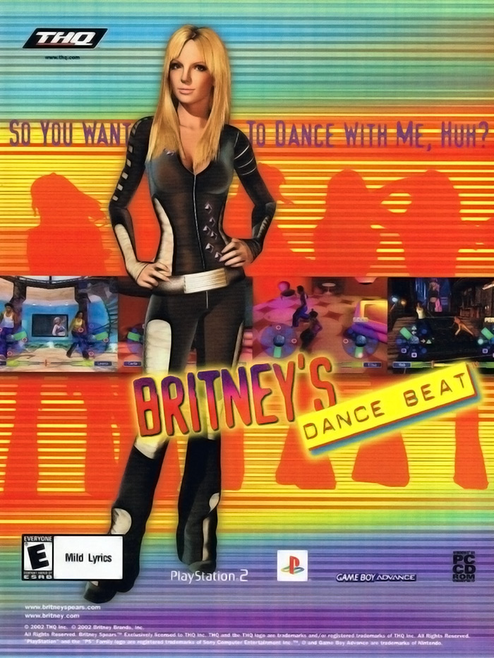 Britney's Dance Beat back box cover image.