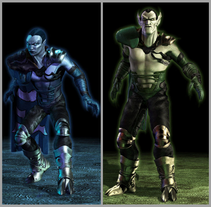 Rahab and Turel from Legacy of Kain: Soul Reaver.